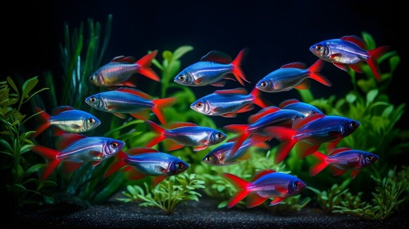 fish, neon tetra, tetra