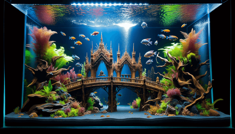 Artistic Ways To Incorporate Man-Made Structures Into Aquarium Aesthetics